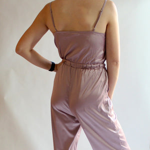 Soft And Sleek Satin Jumpsuit-SALE-Sold Out!