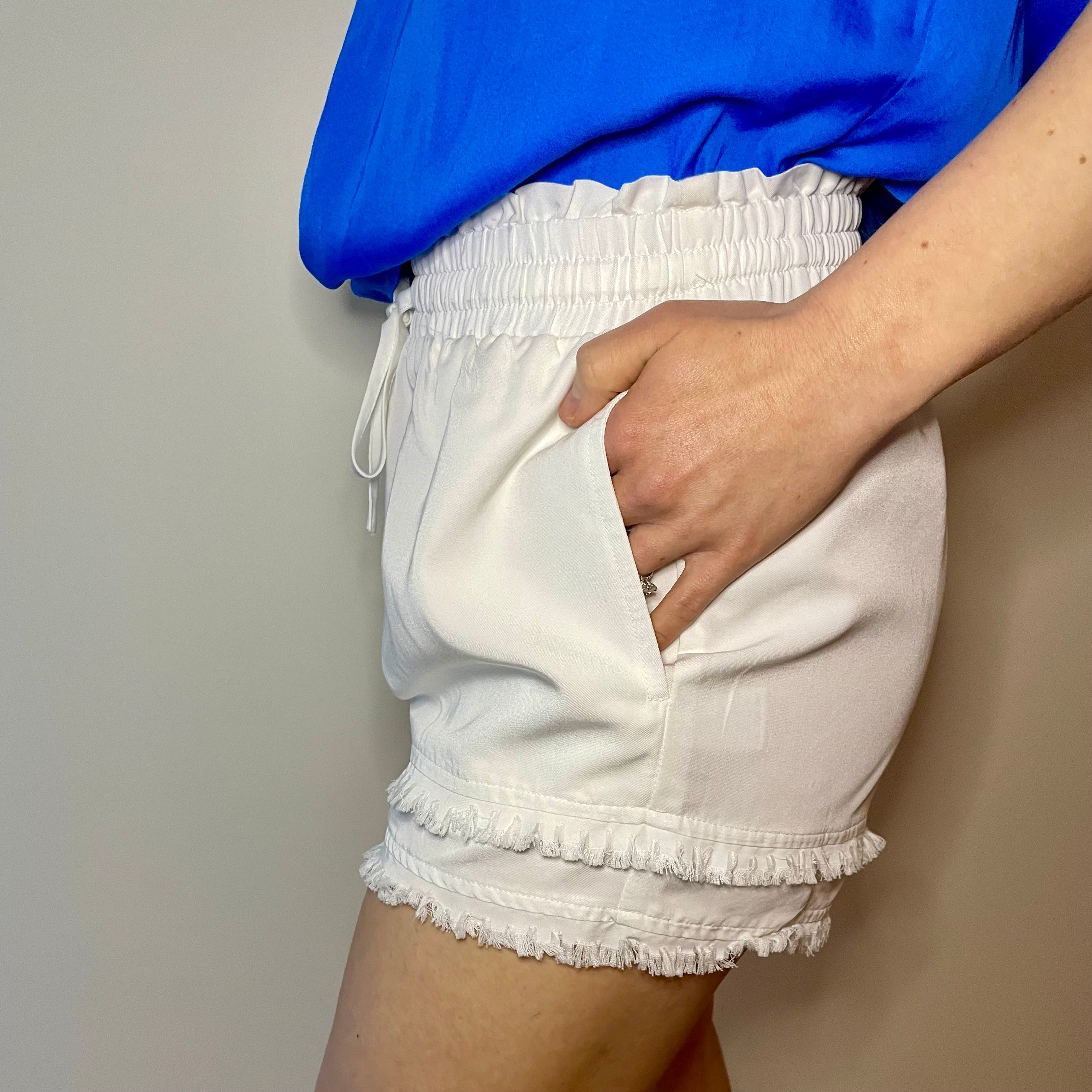 High Waisted Distressed Denim Bermuda Shorts – Bossy Glamworks
